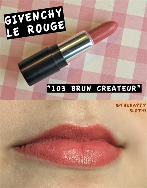 Givenchy Le Rouge Lipsticks in 103 Brun Créateur and 104 Brun 